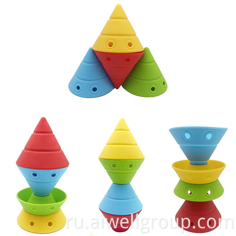 silicone building toys building blocks games